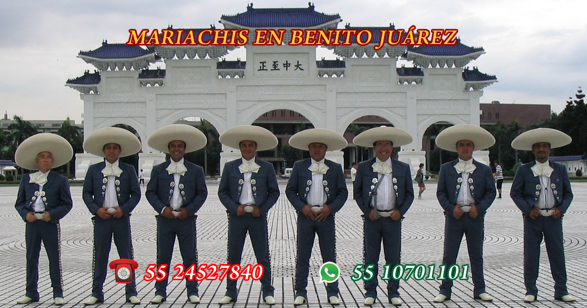 Mariachis en en Benito Juarez